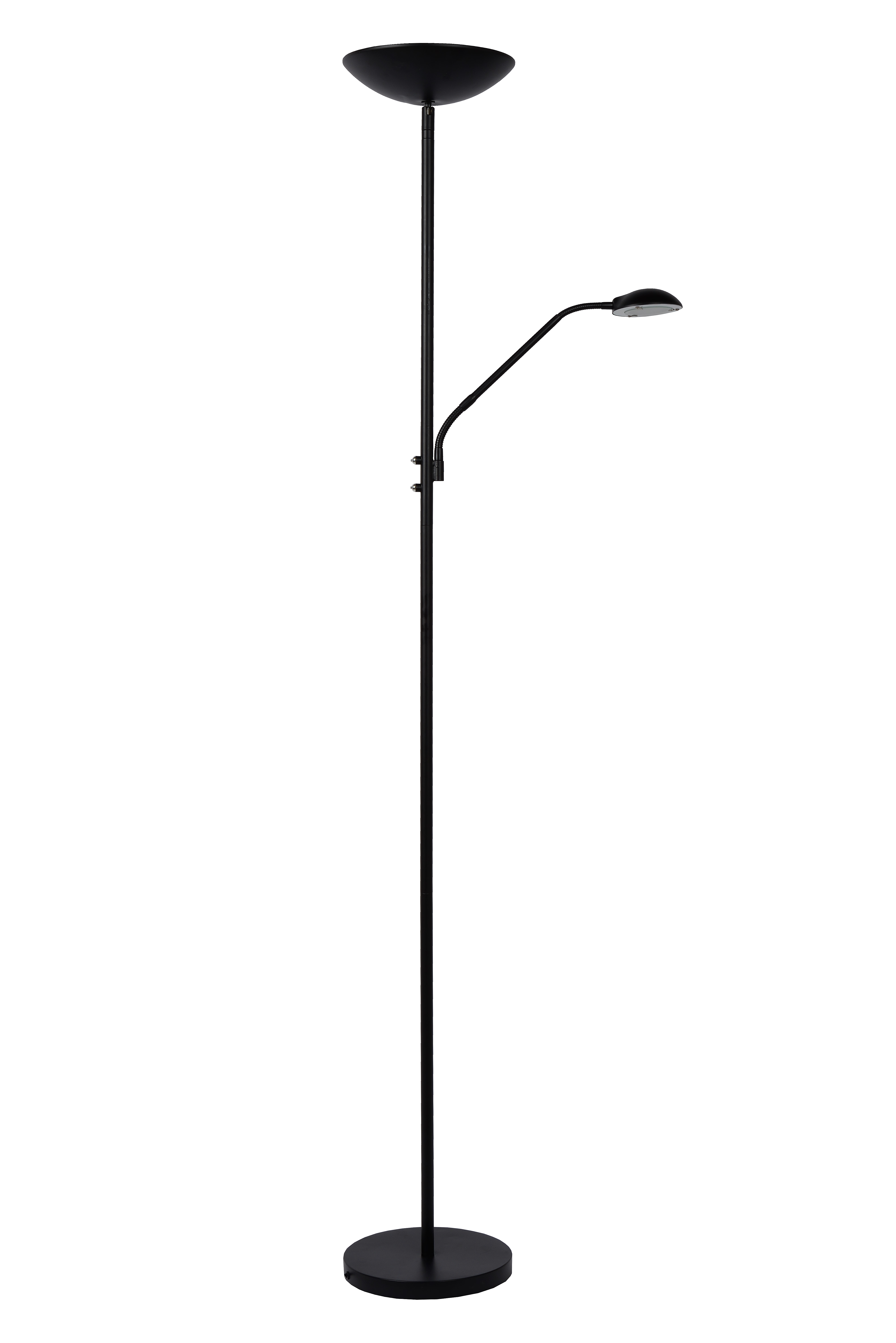 Black floor 2024 reading lamp